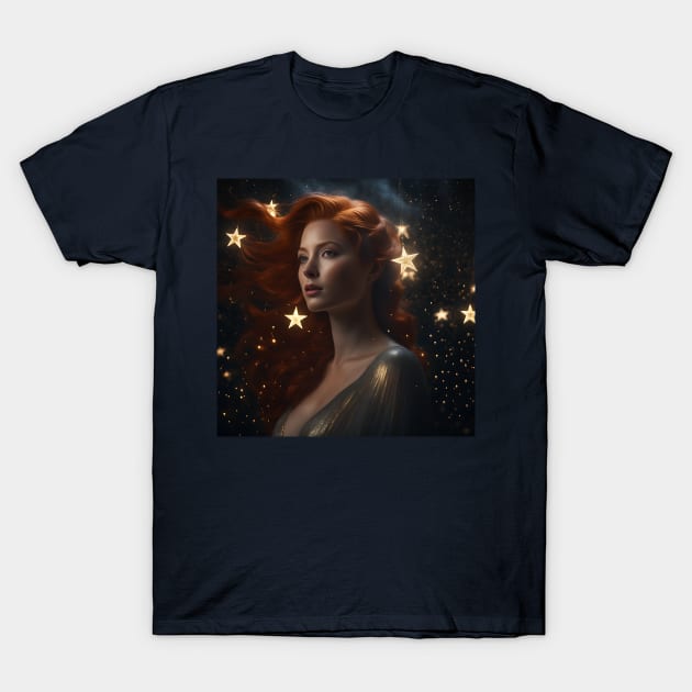 Star Lady T-Shirt by PurplePeacock